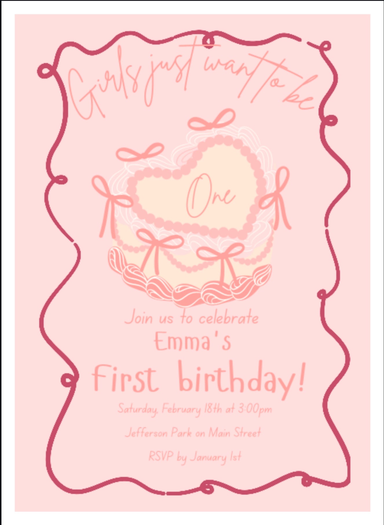 Birthday Invitation SVG